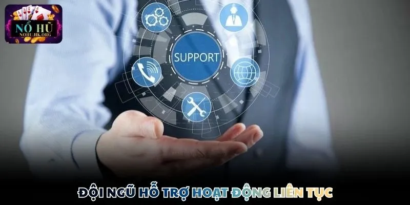 iwin doi ngu ho tro Đội ngũ hỗ trợ hoạt động liên tục