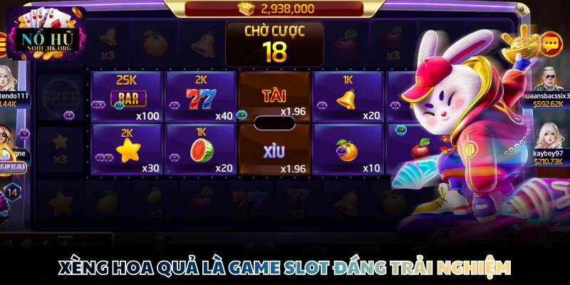 Xèng hoa quả là game slot đáng trải nghiệm
